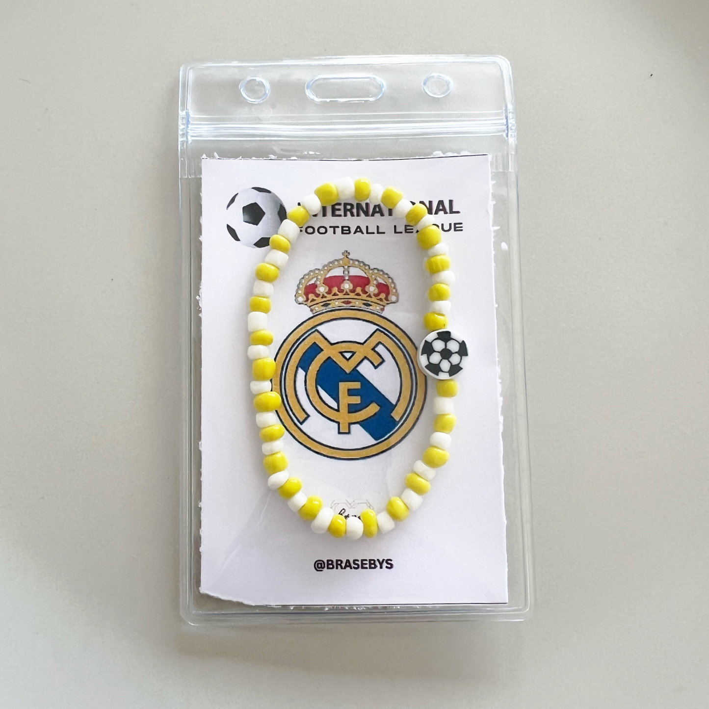 Real Madrid Football Bracelet