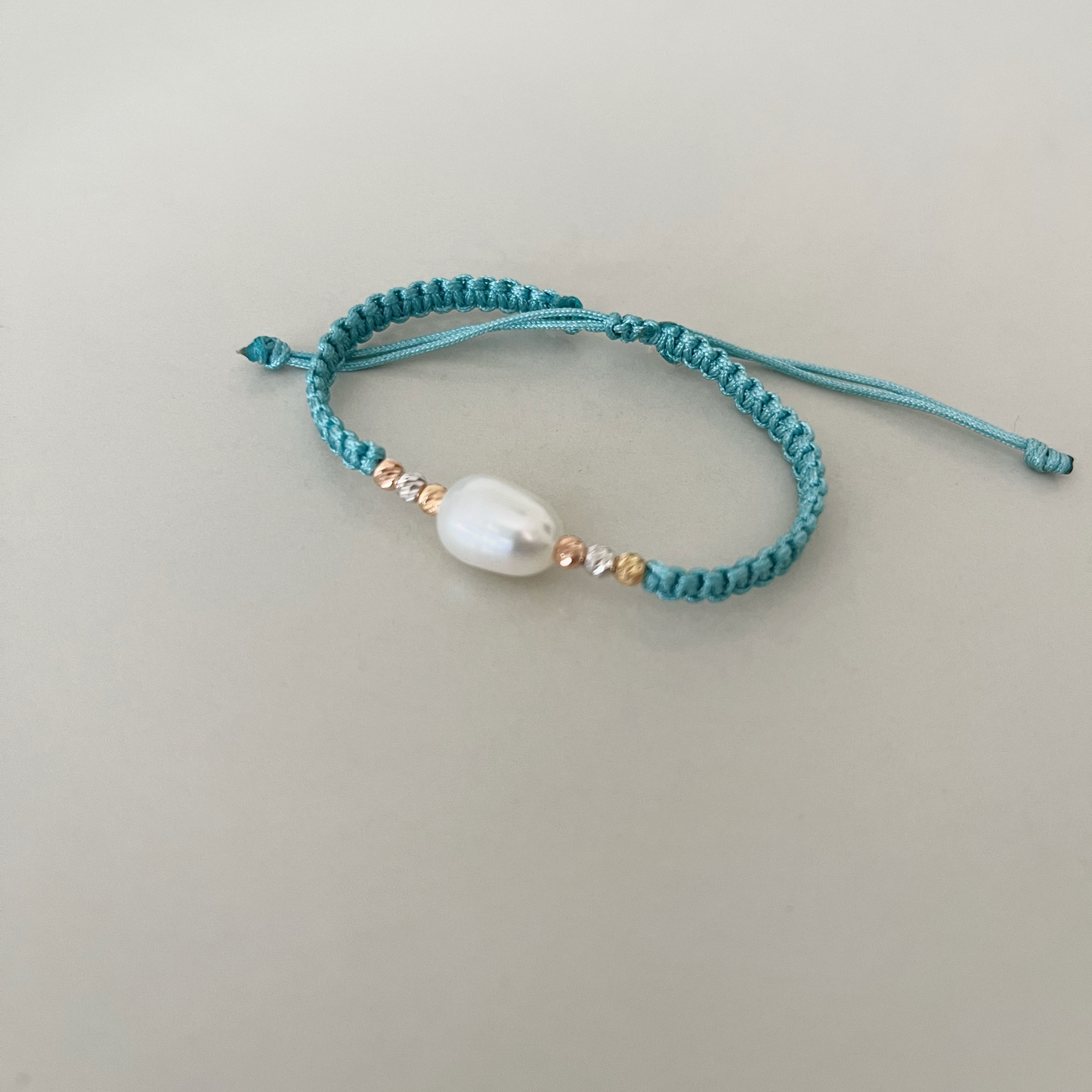 White Pearl Embellished Bracelet