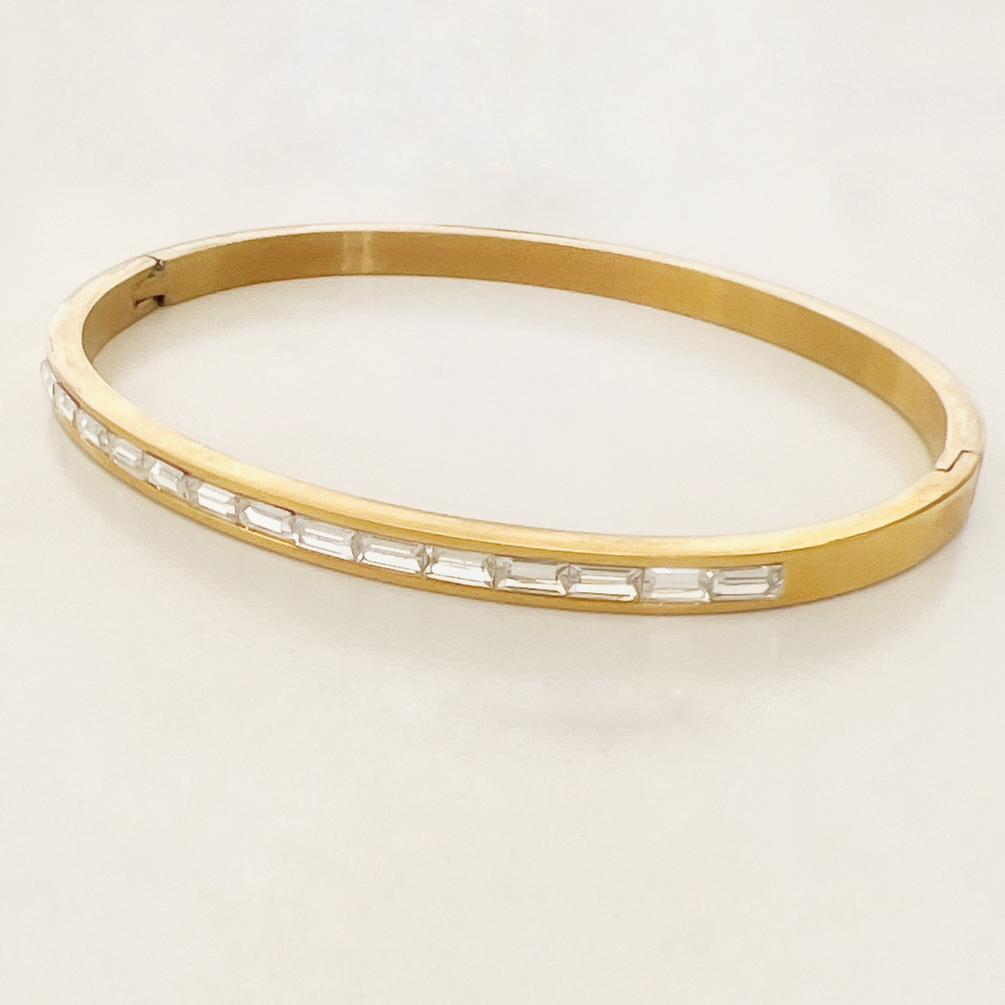 Crystal Embellished Bangle Bracelet