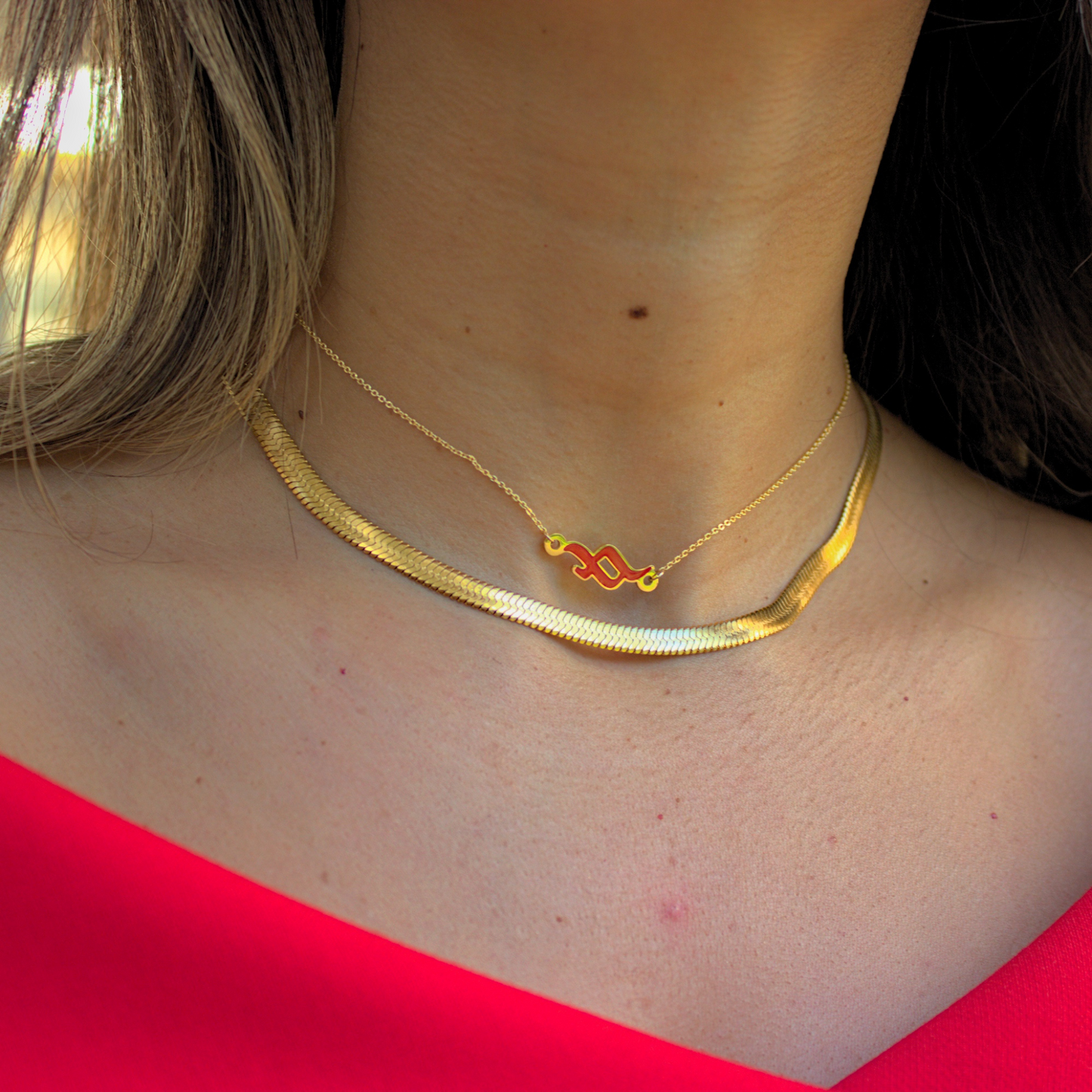 Enamel Hobb Bracelet/Necklace