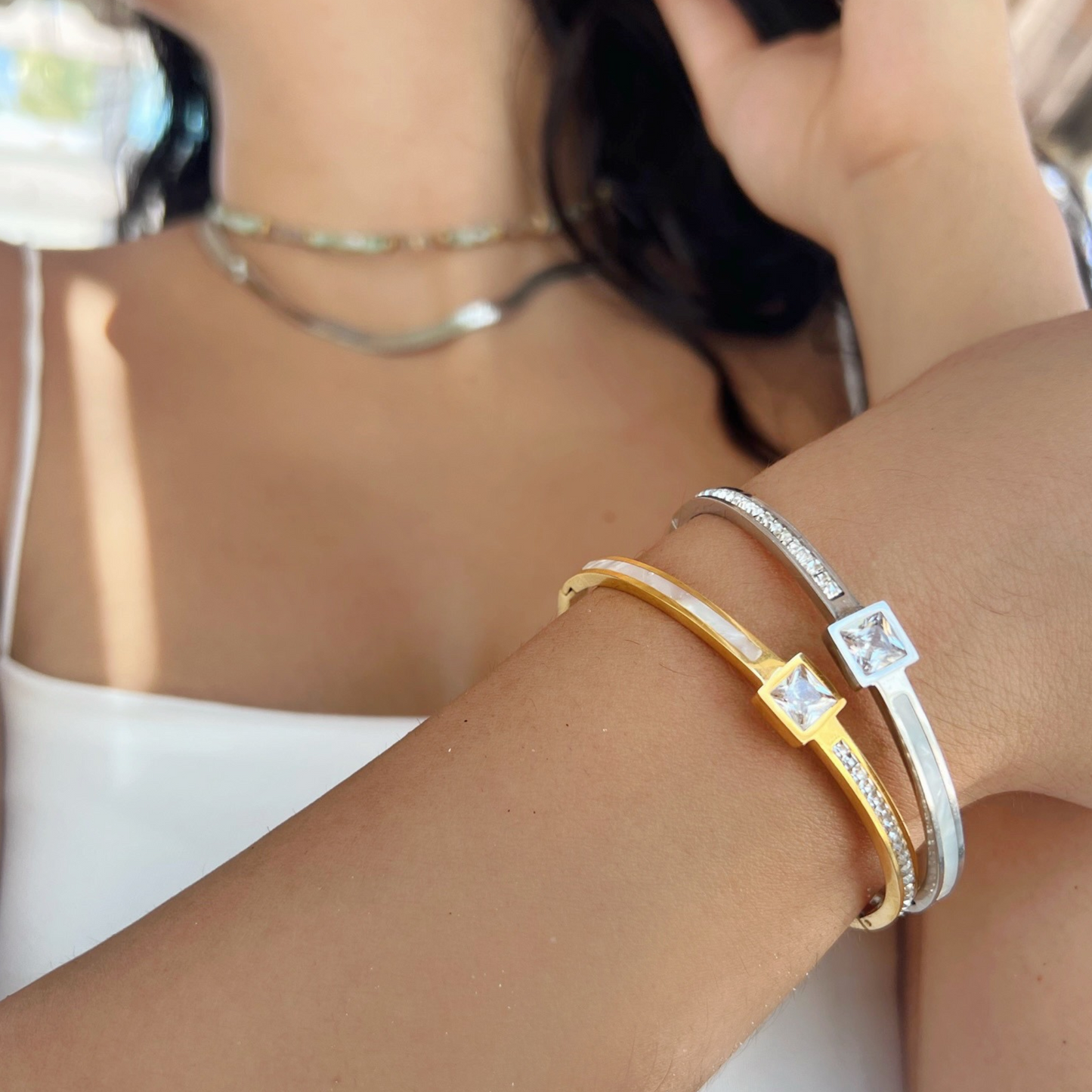 Mother of Pearl Bangle