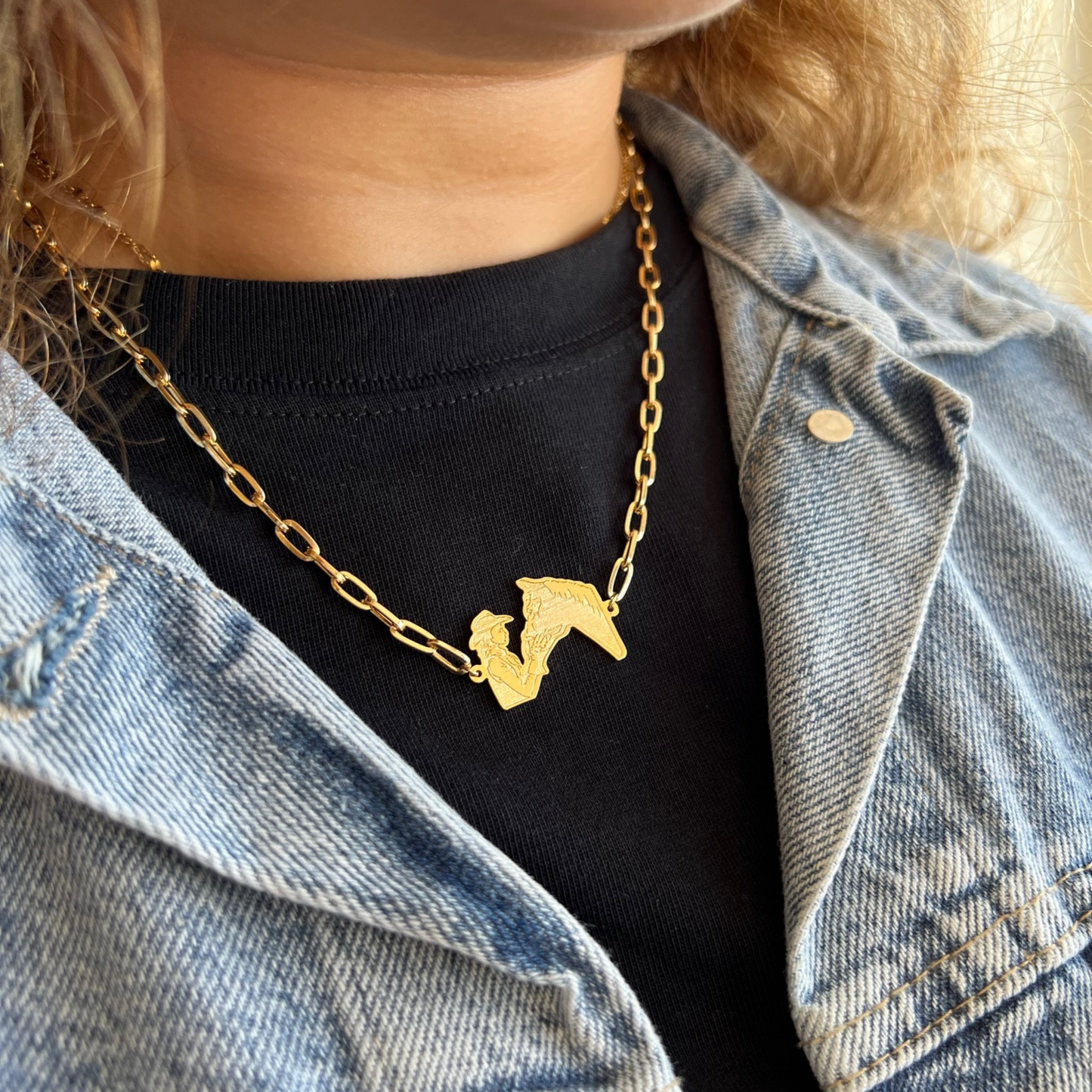 “The Equestrian” Necklace