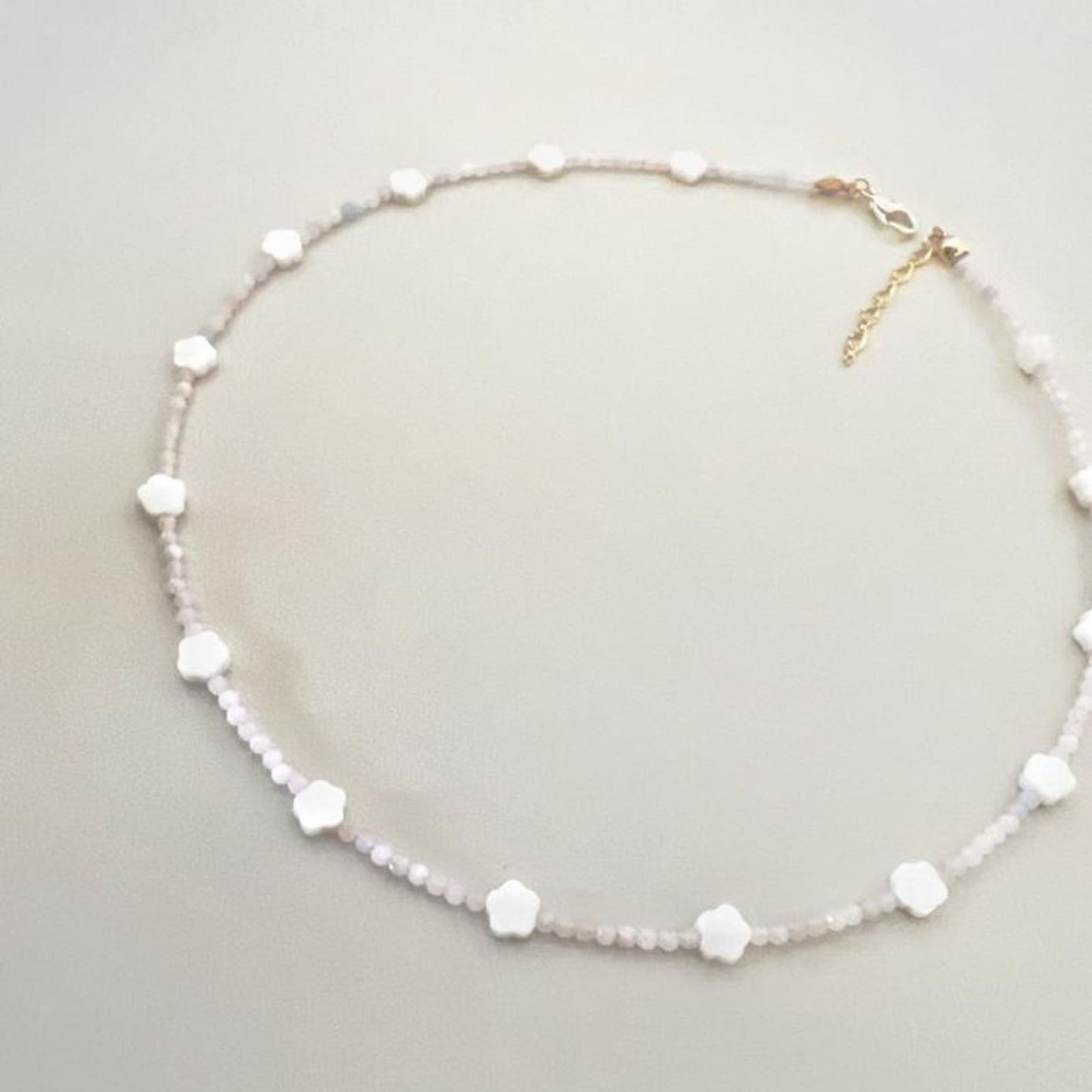 Beaded Heart Charms Necklace