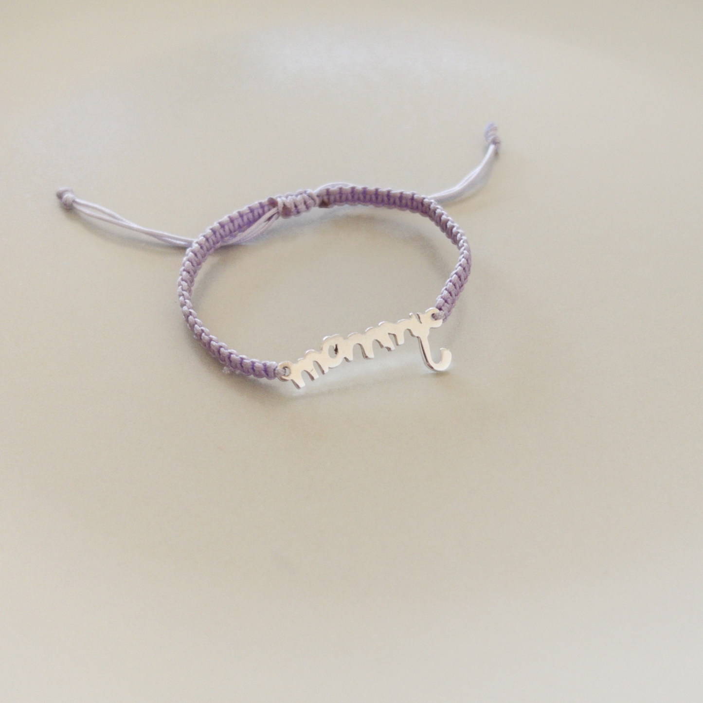 "Daddy" Handwriting Engraved Bracelet