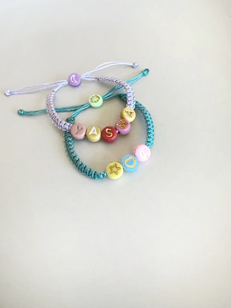 Beaded Letters Bracelet