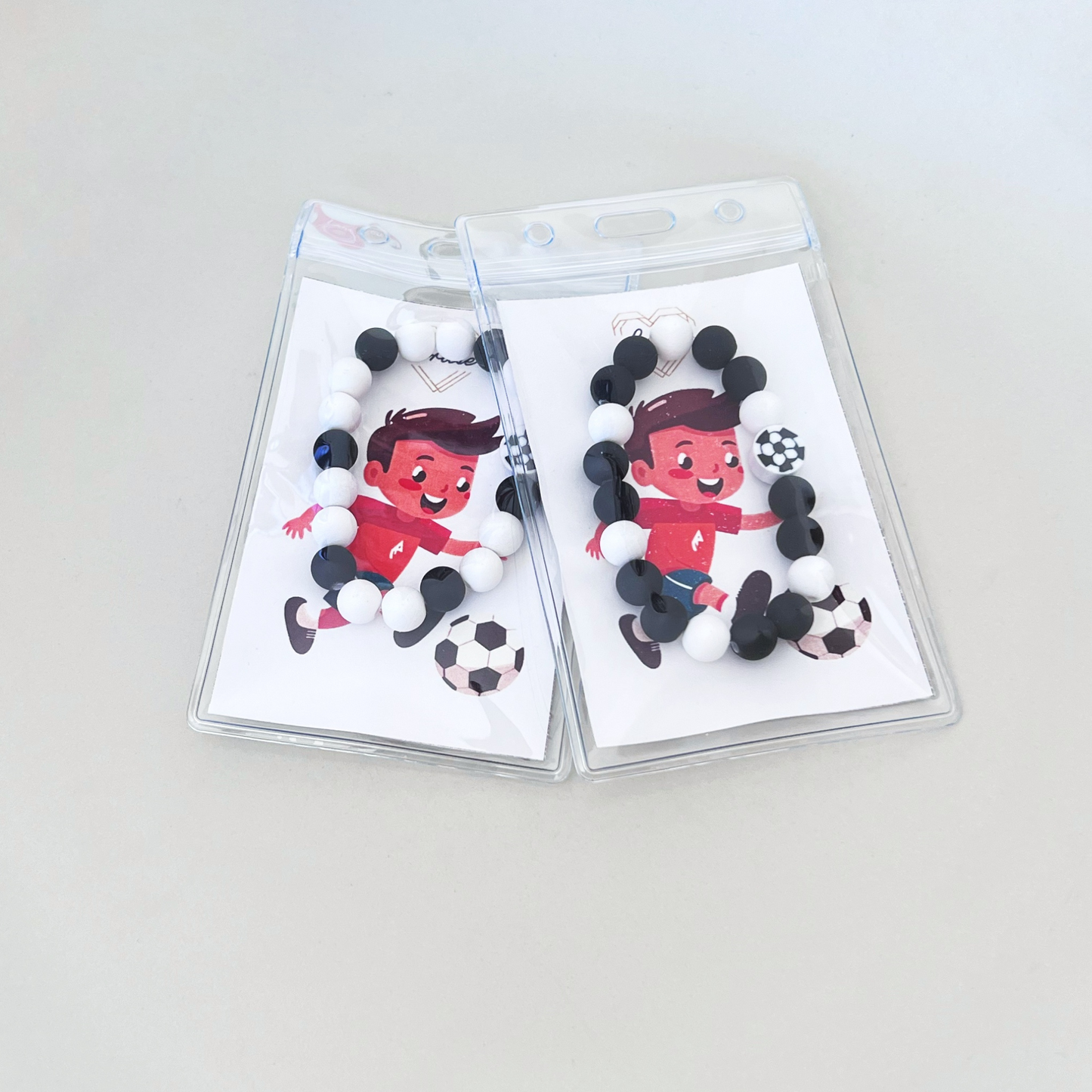 Football Beaded Bracelet