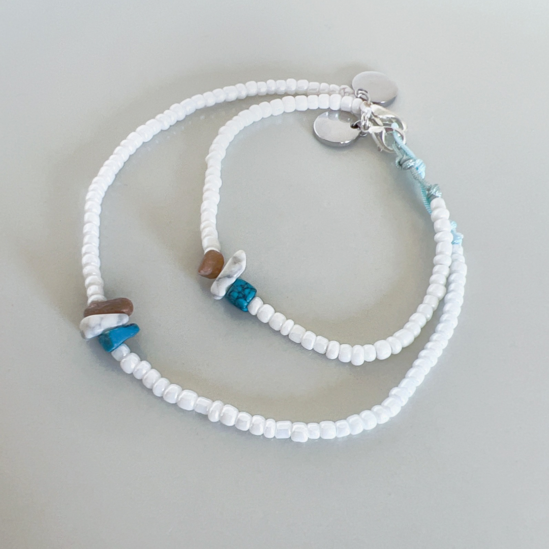 Mom & Daughter Anklet Set