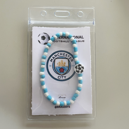 Manchester City Football Bracelet