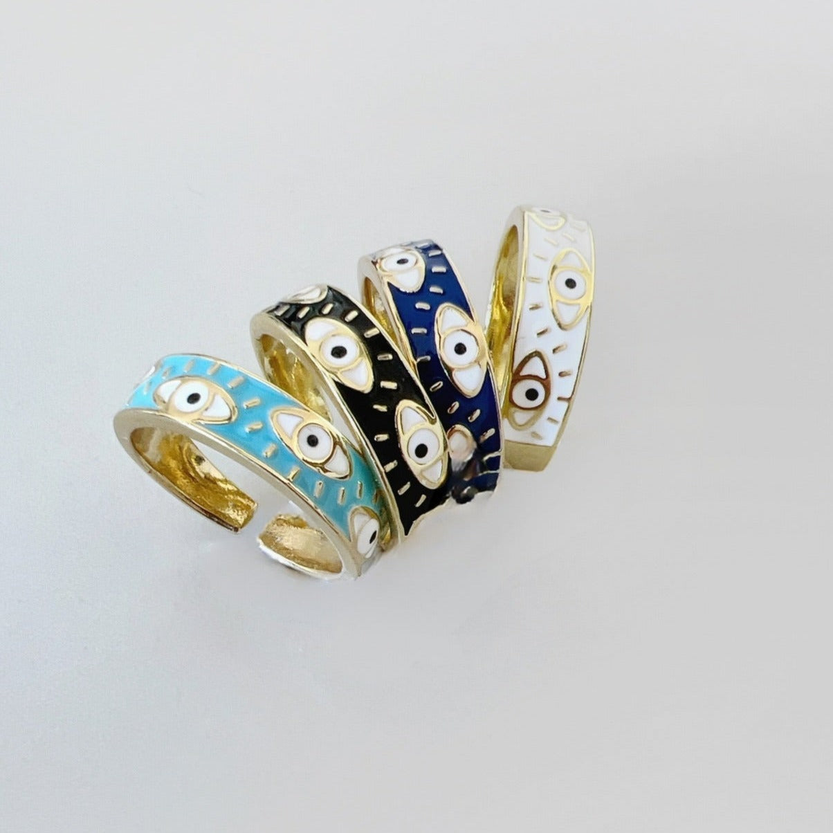 Evil Eye Colored Ring
