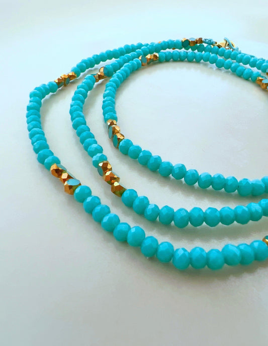 “Fairouzi” Beaded Belly Chain - Brasebys